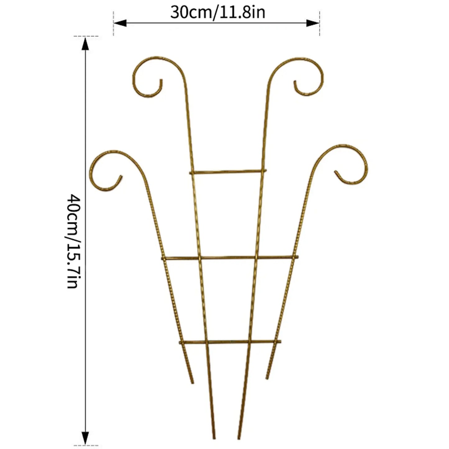 Climbing Plant Trellis Plant Support Garden Stake Stand Climbing Rack Iron Flower Trellis Frame Stand Holder Garden Decor
